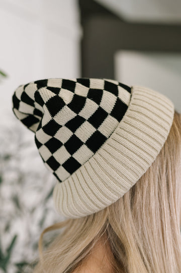 Check the Weather Beanie in Bone – Lightweight Ribbed Knit Hat